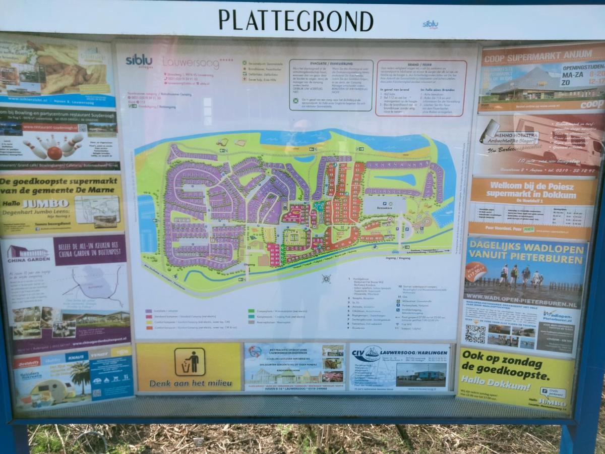 Bj Chalets - De Rug 1 - Vakantiepark Lauwersoog - Luxe Chalet Met Vaatwasser! Vroege Incheck! Eksteriør bilde